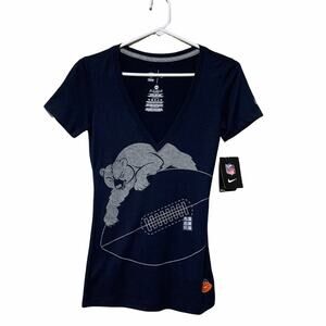 Chicago Bears Nike NFL V-neck T-shirt Size XS NWT
